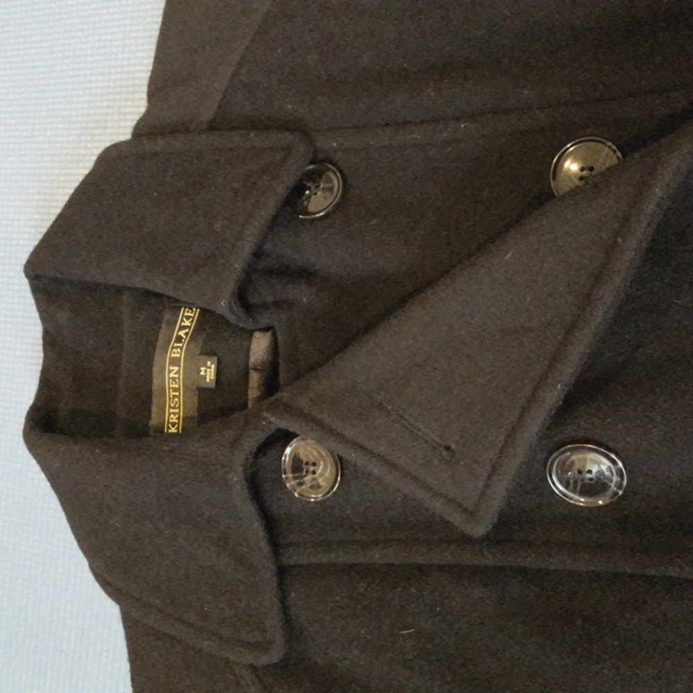 Kristen Blake wool blend pea coat - Picture 2 of 10